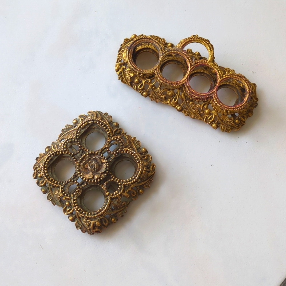 Vintage lipstick holders